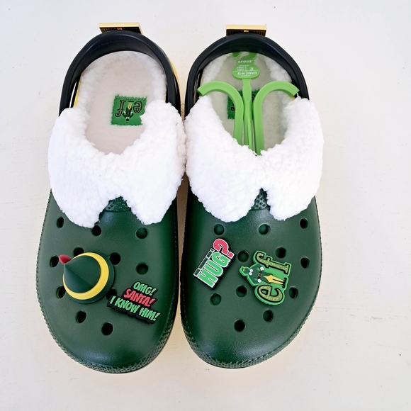 CROCS Green and Yellow Slip-On Loafers with Ventilation - Picture 3 of 11